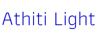 Athiti Light 字体